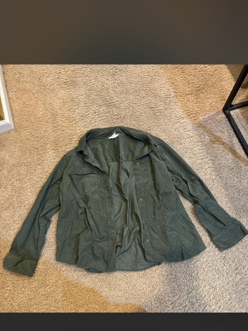H&M Green Corduroy Jacket